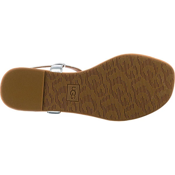 Ugg Madeena T-Steg-Sandalen - Silber 9 Ugg Madeena T-Steg-Sandalen - Silber – Bild 7