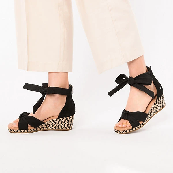 Ugg Yarrow Keilsandaletten - Schwarz 4 Ugg Yarrow Keilsandaletten - Schwarz – Bild 2