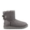 UGG UGG Damen Stiefeletten MINI BAILEY BOW II Veloursleder | Stiefel Grau Damen -Ugg 17208181dt 14 f