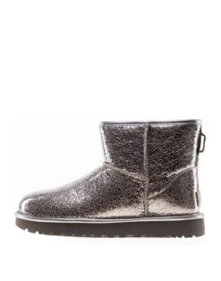UGG UGG Stivali Mini Classic Argento | Stiefel Silber Damen