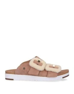 UGG UGG Damen Sandalen FLUFF INDIO Altrosa | Sandalen Beige Damen