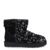 UGG UGG Damen Stiefeletten CLASSIC MINI Pailletten | Stiefelette Schwarz Damen