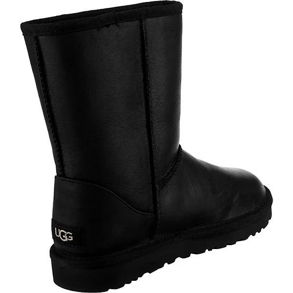 Ugg 1016559-classic Short Leather Winterstiefel - Schwarz 7 Ugg 1016559-classic Short Leather Winterstiefel - Schwarz – Bild 5