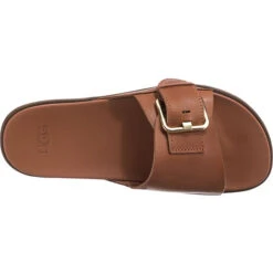 Ugg Solivan Buckle Slide Pantoletten - Cognac -Ugg 23353289 06
