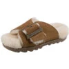 Ugg Outslide Buckle Pantoletten - Hellbraun 1 Ugg Outslide Buckle Pantoletten - Hellbraun -Ugg 23353322 01