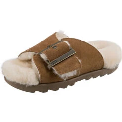 Ugg Outslide Buckle Pantoletten - Hellbraun