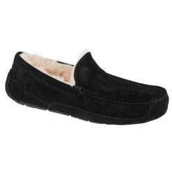 Ugg Hausschuhe Ascot Suede Slipper 1101110-BLK Hausschuhe - Schwarz