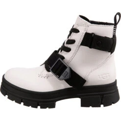 Ugg W Ashton Lace Up Schnürstiefeletten - Weiß -Ugg 26293299 03
