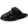 Ugg W Scuffette Ii Chunky Sequin Lammfell-Hausschuhe - Schwarz -Ugg 26293300 01