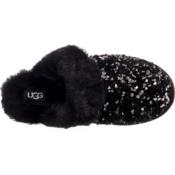 Ugg W Scuffette Ii Chunky Sequin Lammfell-Hausschuhe - Schwarz -Ugg 26293300 06