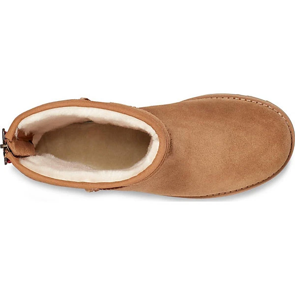 Ugg W Classic Short Logo Zip Winterstiefeletten - Braun 7 Ugg W Classic Short Logo Zip Winterstiefeletten - Braun – Bild 5