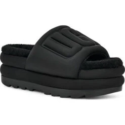 Ugg Maxi Graphic Slide Plateau-Pantoletten