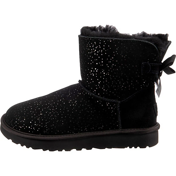 Ugg W Mini Bailey Bow Metallic Spots Winterstiefeletten - Schwarz 5 Ugg W Mini Bailey Bow Metallic Spots Winterstiefeletten - Schwarz – Bild 3