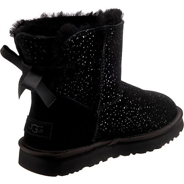Ugg W Mini Bailey Bow Metallic Spots Winterstiefeletten - Schwarz 7 Ugg W Mini Bailey Bow Metallic Spots Winterstiefeletten - Schwarz – Bild 5