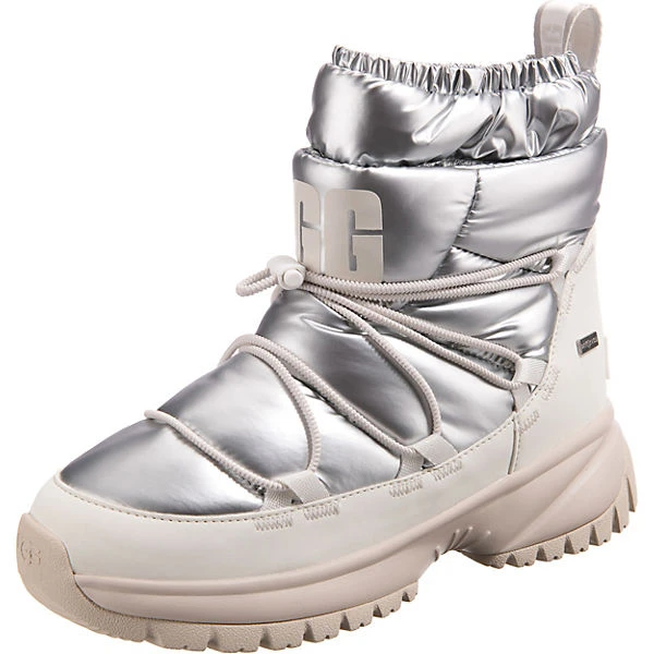 Ugg W Yose Puffer Mid Winterstiefeletten - Silber 3 Ugg W Yose Puffer Mid Winterstiefeletten - Silber