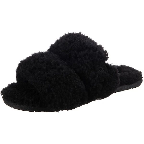 Ugg W Maxi Curly Scuffetta Pantoletten - Schwarz 3 Ugg W Maxi Curly Scuffetta Pantoletten - Schwarz