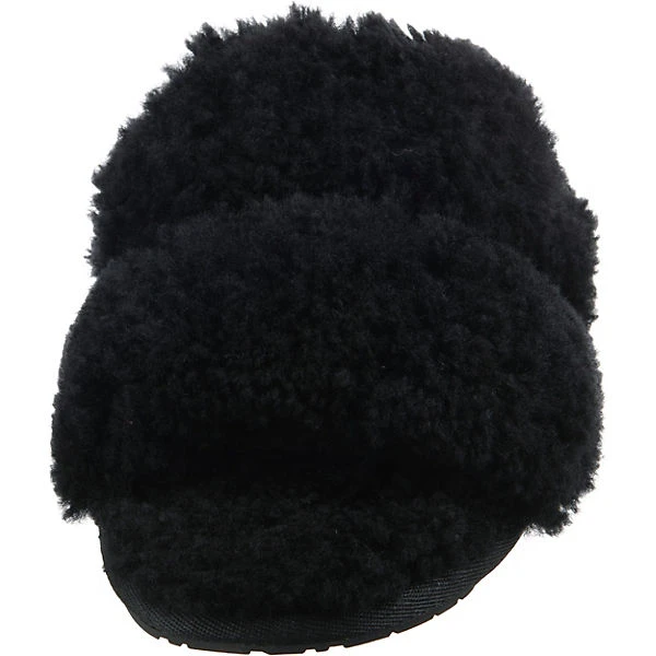 Ugg W Maxi Curly Scuffetta Pantoletten - Schwarz 6 Ugg W Maxi Curly Scuffetta Pantoletten - Schwarz – Bild 4