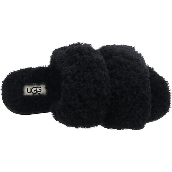 Ugg W Maxi Curly Scuffetta Pantoletten - Schwarz 8 Ugg W Maxi Curly Scuffetta Pantoletten - Schwarz – Bild 6