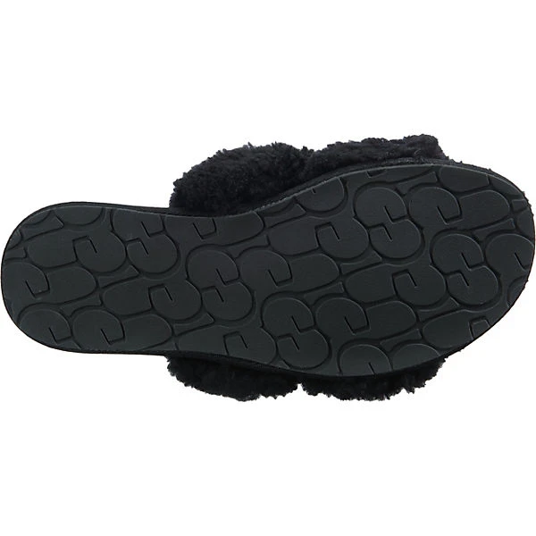 Ugg W Maxi Curly Scuffetta Pantoletten - Schwarz 9 Ugg W Maxi Curly Scuffetta Pantoletten - Schwarz – Bild 7