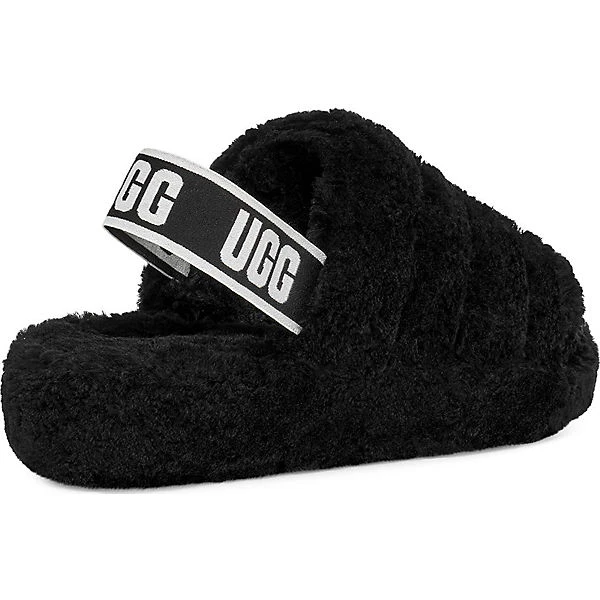 Ugg W Fluff Yeah Fuzz Sugar Pantoletten - Schwarz 6 Ugg W Fluff Yeah Fuzz Sugar Pantoletten - Schwarz – Bild 4