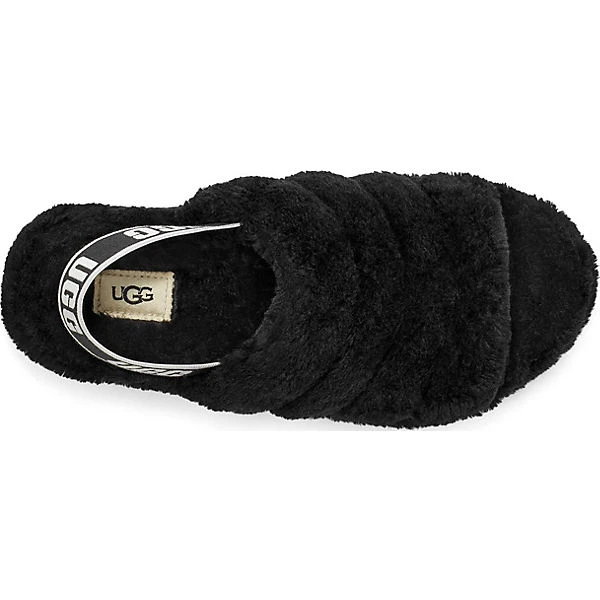 Ugg W Fluff Yeah Fuzz Sugar Pantoletten - Schwarz 7 Ugg W Fluff Yeah Fuzz Sugar Pantoletten - Schwarz – Bild 5