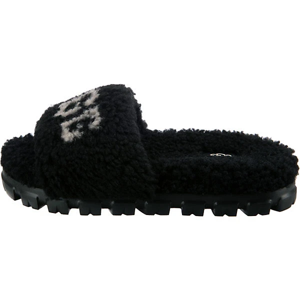 Ugg Cozetta Curly Graphic Pantoletten - Schwarz 5 Ugg Cozetta Curly Graphic Pantoletten - Schwarz – Bild 3
