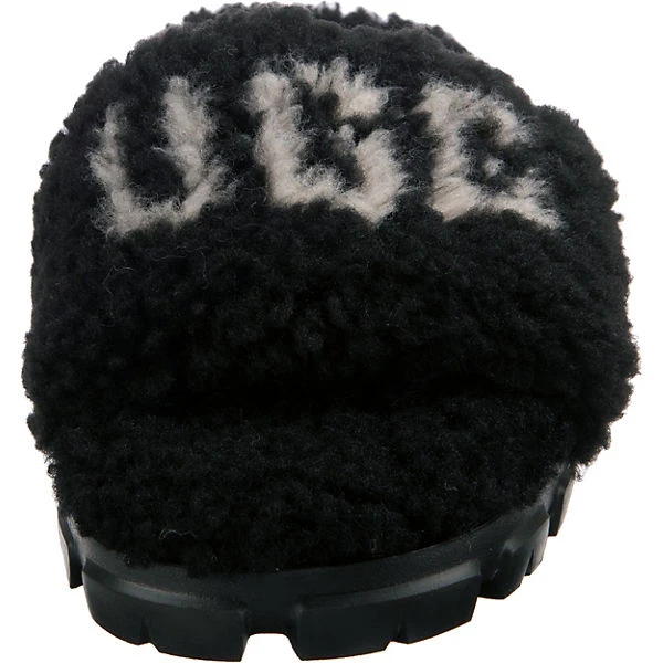 Ugg Cozetta Curly Graphic Pantoletten - Schwarz 6 Ugg Cozetta Curly Graphic Pantoletten - Schwarz – Bild 4