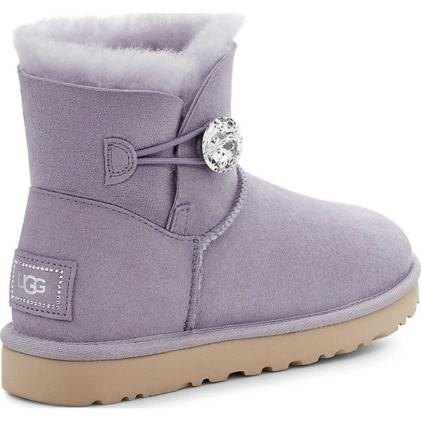 Ugg W Mini Bailey Button Bling Winterstiefeletten - Grau 6 Ugg W Mini Bailey Button Bling Winterstiefeletten - Grau – Bild 4