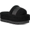 Ugg W Fluffita Clear Pantoletten - Schwarz