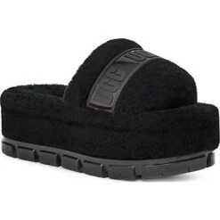 Ugg W Fluffita Clear Pantoletten - Schwarz