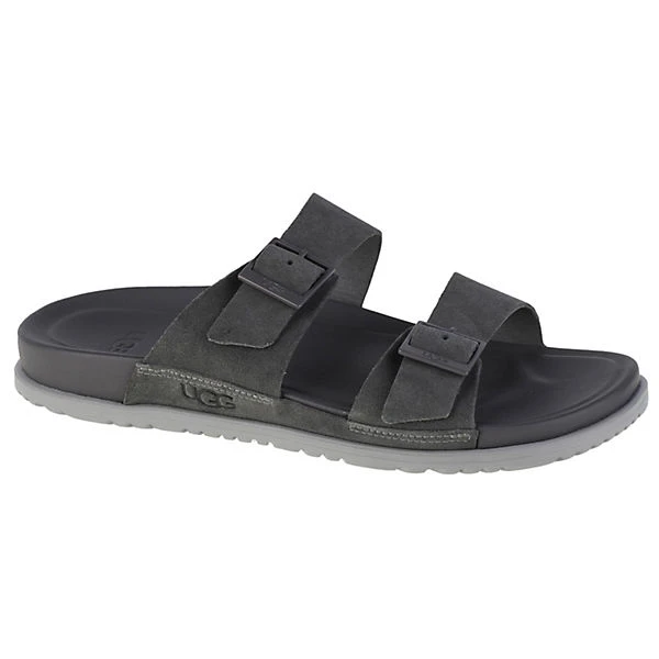 Ugg Badelatschen Wainscott Buckle Slide 1124901-DGRY Badelatschen - Grau 3 Ugg Badelatschen Wainscott Buckle Slide 1124901-DGRY Badelatschen - Grau