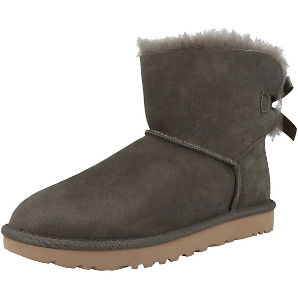 Ugg Australia Mini Bailey Bow II Stiefel Damen Klassische Stiefel - Dunkelgrau 6 Ugg Australia Mini Bailey Bow II Stiefel Damen Klassische Stiefel - Dunkelgrau – Bild 4