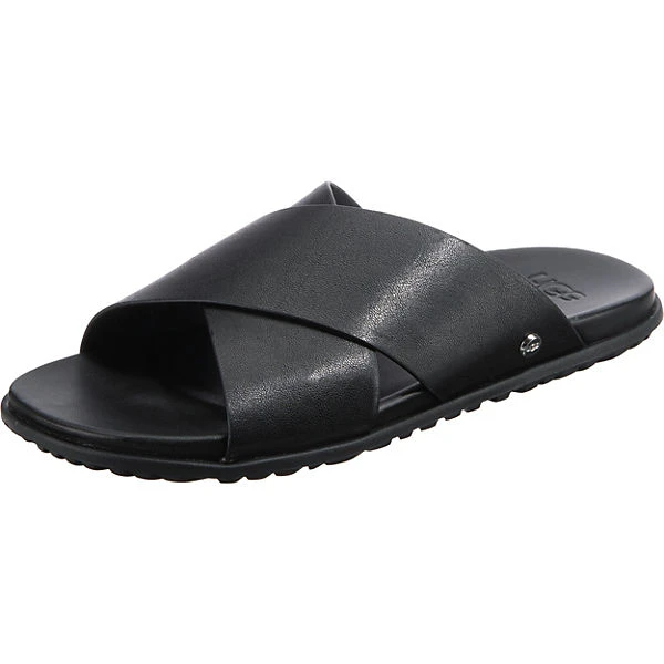 Ugg Solivan Crossband Pantoletten - Schwarz 3 Ugg Solivan Crossband Pantoletten - Schwarz