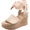 Ugg Abbot Ankle Wrap Keilsandaletten - Sand 1 Ugg Abbot Ankle Wrap Keilsandaletten - Sand -Ugg 28946518 01