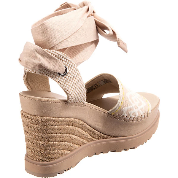 Ugg Abbot Ankle Wrap Keilsandaletten - Sand 6 Ugg Abbot Ankle Wrap Keilsandaletten - Sand – Bild 4