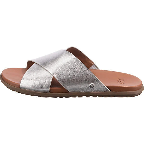 Ugg Solivan Crossband Pantoletten - Silber 4 Ugg Solivan Crossband Pantoletten - Silber – Bild 2