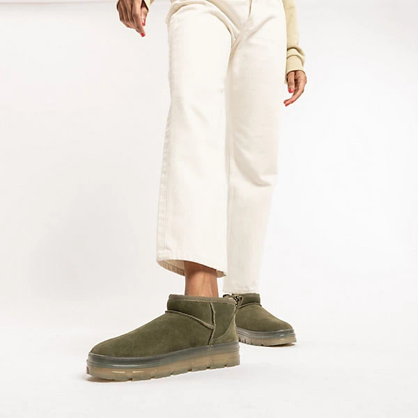 Ugg Classic Ultra Mini Clear Winterstiefeletten - Khaki 4 Ugg Classic Ultra Mini Clear Winterstiefeletten - Khaki – Bild 2
