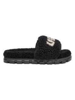 Ugg Hausschuhe "Cozetta Curly Graphic" In Schwarz