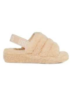Ugg Hausschuhe "Fluff Yeah Fuzz" In Beige