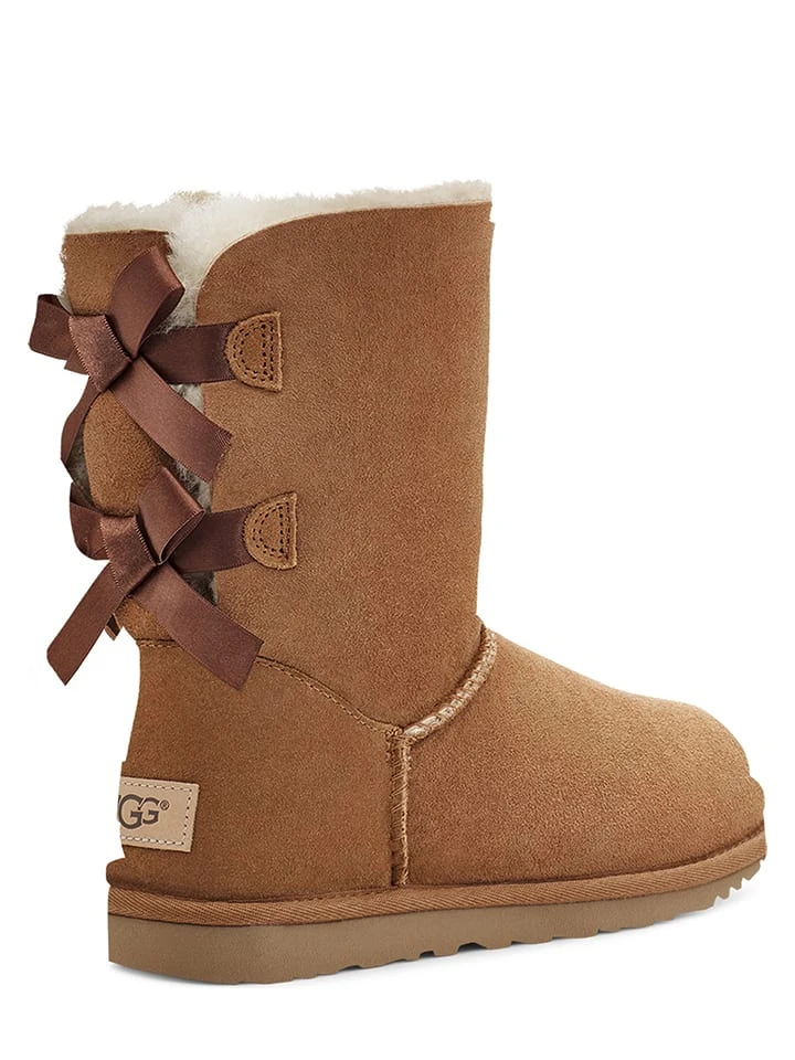 Ugg Lammfell-Boots "Baily Bow II" In Braun 5 Ugg Lammfell-Boots "Baily Bow II" In Braun – Bild 3