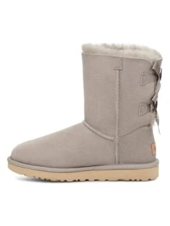 Ugg Lammfell-Boots "Baily Bow II" In Grau -Ugg ugg lammfell boots baily bow ii in grau 2