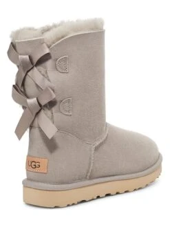 Ugg Lammfell-Boots "Baily Bow II" In Grau -Ugg ugg lammfell boots baily bow ii in grau 3