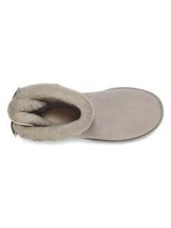 Ugg Lammfell-Boots "Baily Bow II" In Grau -Ugg ugg lammfell boots baily bow ii in grau 4