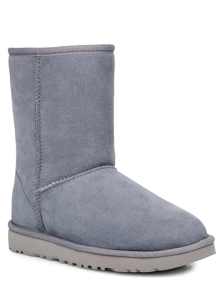 Ugg Lammfell-Boots "Classic" In Grau 4 Ugg Lammfell-Boots "Classic" In Grau – Bild 2