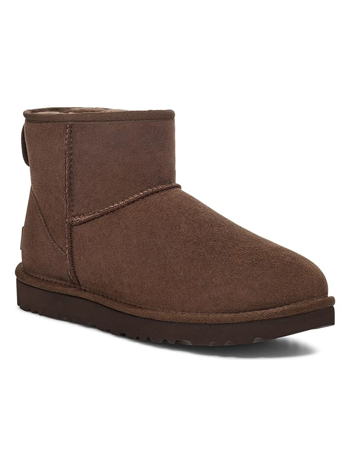 Ugg Lammfell-Boots "Classic Mini II" In Dunkelbraun 5 Ugg Lammfell-Boots "Classic Mini II" In Dunkelbraun – Bild 3