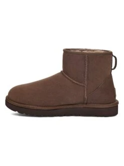 Ugg Lammfell-Boots "Classic Mini II" In Dunkelbraun