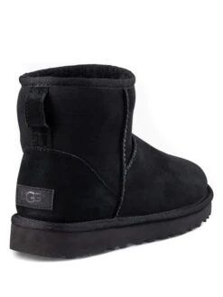 Ugg Lammfell-Boots "Classic Mini II" In Schwarz -Ugg ugg lammfell boots classic mini ii in schwarz 3