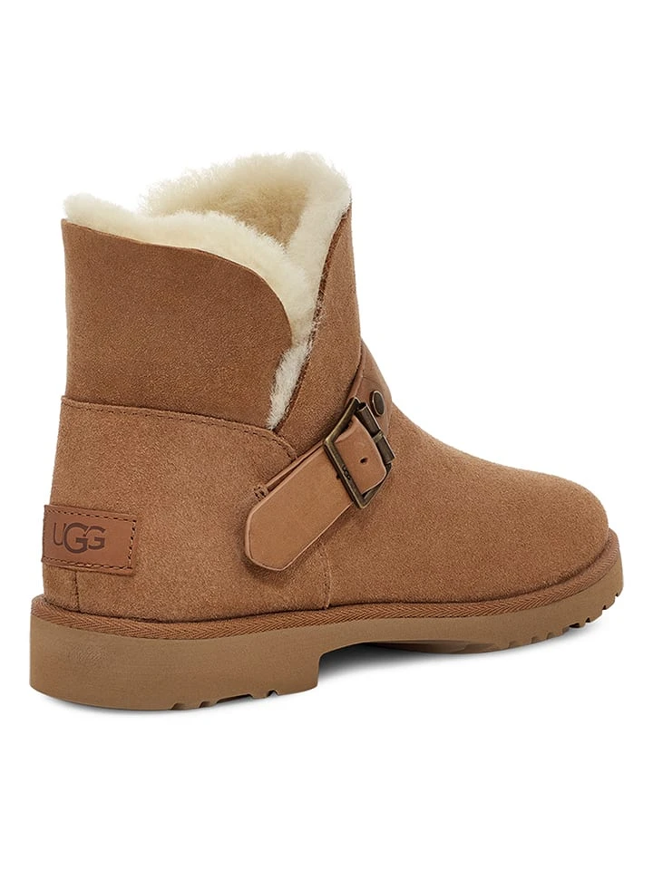 Ugg Lammfell-Boots In Braun 4 Ugg Lammfell-Boots In Braun – Bild 2