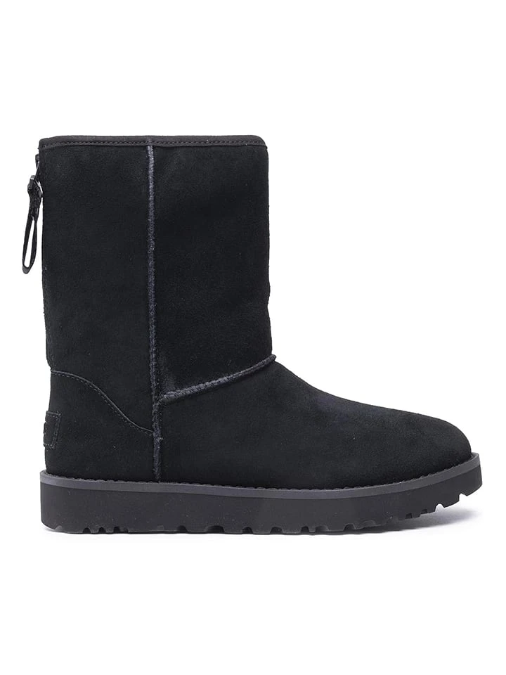 Ugg Lammfell-Boots In Schwarz 4 Ugg Lammfell-Boots In Schwarz – Bild 2