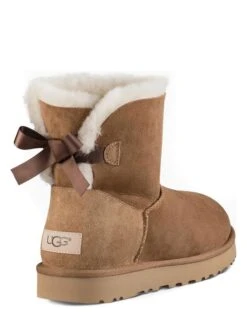 Ugg Lammfell-Boots "Mini Bailey Bow II" In Camel 8 Ugg Lammfell-Boots "Mini Bailey Bow II" In Camel -Ugg ugg lammfell boots mini bailey bow ii in camel 2